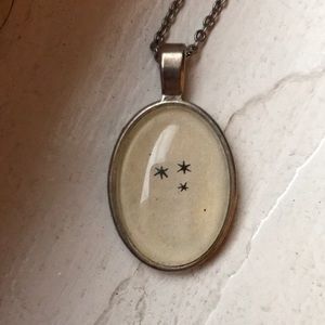 harry potter book page necklace